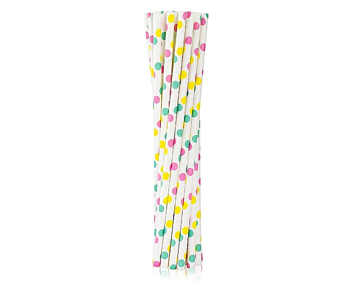 GOD PAIE DIN HARTIE PENTRU BAUTURI colorful dots, 12/set SG-RPKG12 [1]