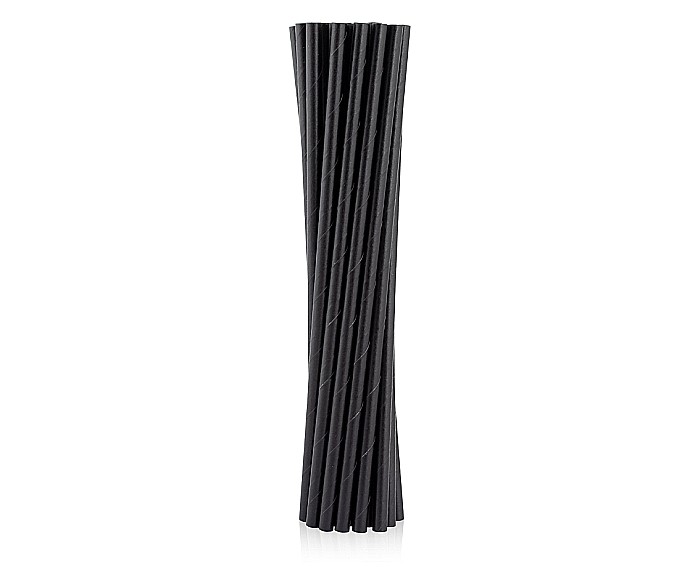 GOD PAIE DIN HARTIE PENTRU BAUTURI black, 19.7cm, 12/set RP-CZ12 [1]