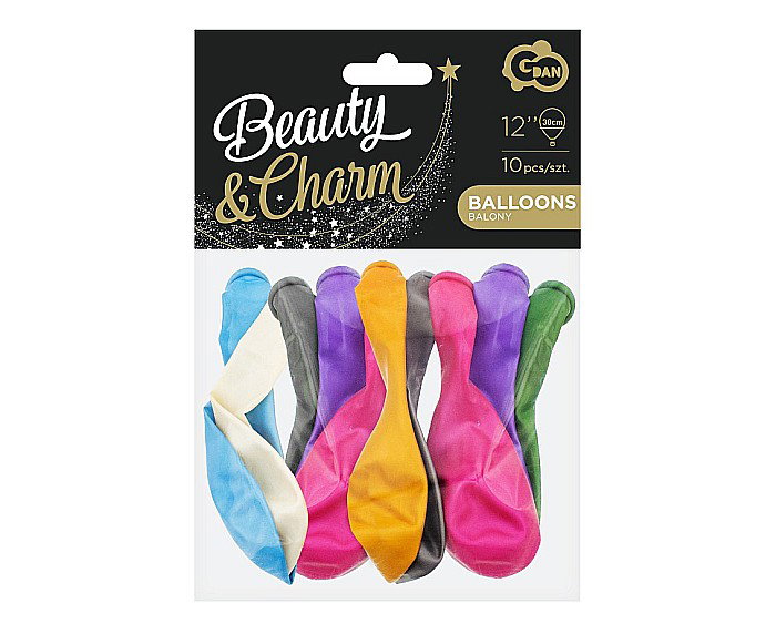 GOD BALOANE LATEX Beauty&Charm 30cm ,metallic, colour assorted 10/set CB-1MMX [2]