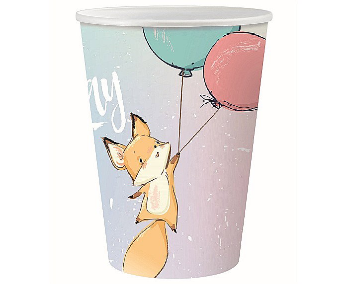 GOD PAHARE CARTON Happy Birthday collection, Fox, 270ml, 6/set PG-KHBL [1]