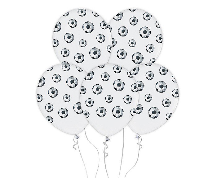 GOD BALOANE LATEX Balloons Football, 30cm, 5/set GZ-PIN5 [1]