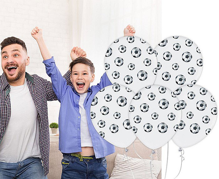 GOD BALOANE LATEX Balloons Football, 30cm, 5/set GZ-PIN5 [3]