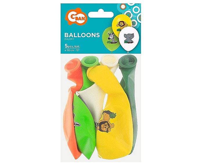GOD BALOANE LATEX SAFARI 30CM 5/SET GZ-SAF5 [2]