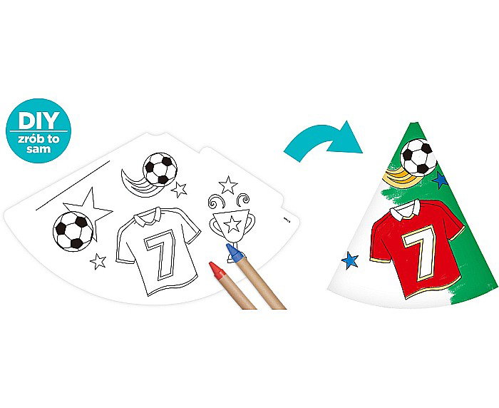 GOD COIF DIN CARTON DIY - Football, 6/set PF-CPSP [3]