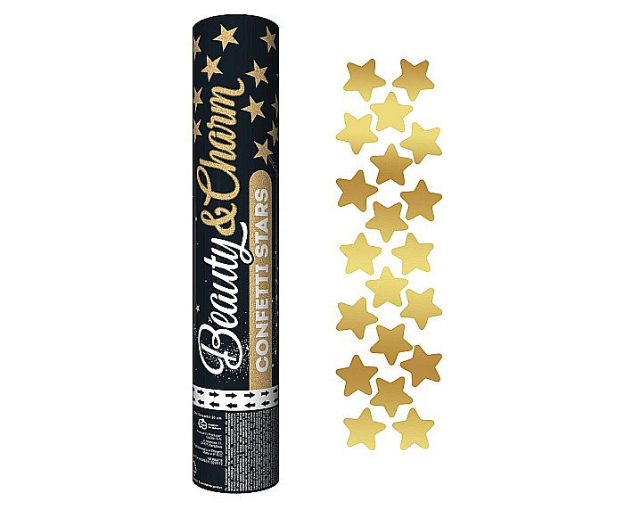 GOD CONFETTI Cannon Gold Stars, 30cm KP-ZG30 [1]