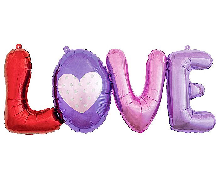 GOD BALON FOLIE litere LOVE 74CM BF-LTLV [1]