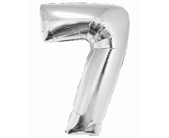 GOD BALON FOLIE ALUMINIU Smart, digit 7, 76cm, silver CH-SSR7 [1]
