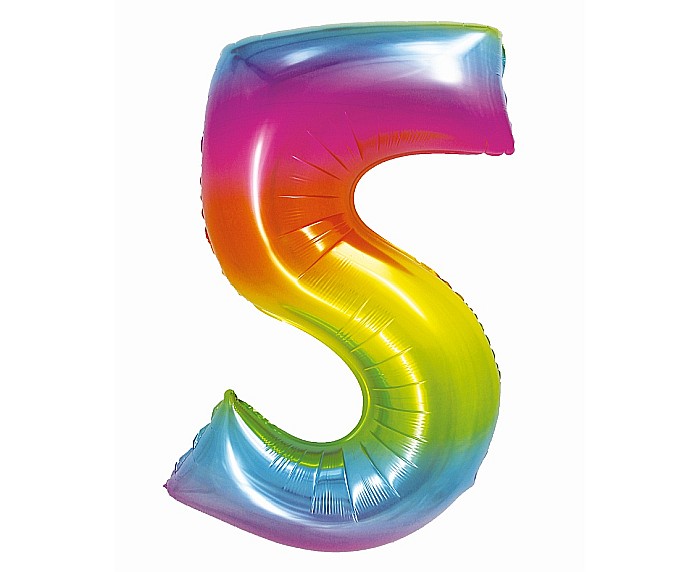 GOD BALON FOLIE ALUMINIU SMART 5 RAINBOW 76CM CH-STC5 [1]