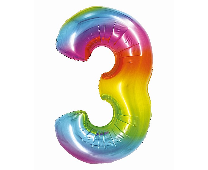 GOD BALON FOLIE ALUMINIU SMART 3 RAINBOW 76CM CH-STC3 [1]