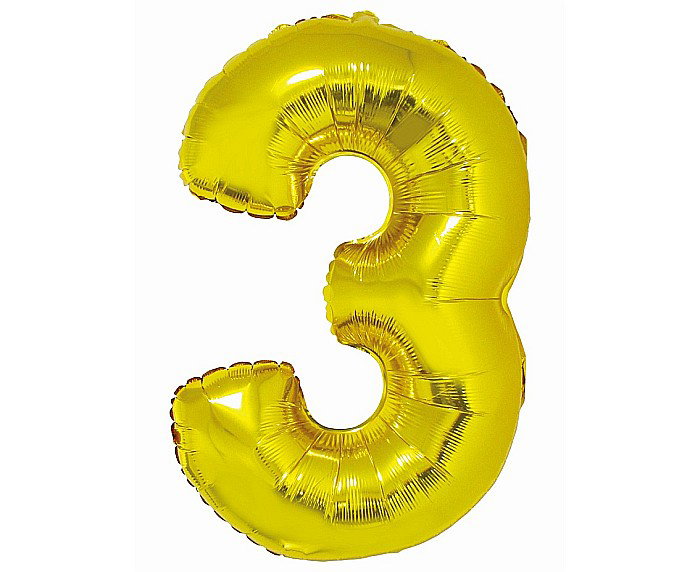 GOD BALON FOLIE ALUMNIU SMART 3 GOLD 76CM CH-SZL3 [1]