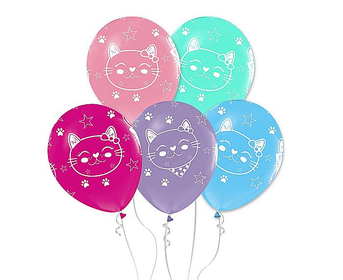 GOD BALOANE LATEX Cats balloon, 30cm, 5/set GZ-KOT5 [2]