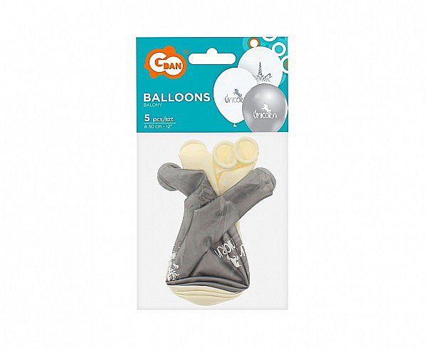 GOD BALOANE LATEX Unicorn balloon, 30cm, 5/set GZ-JNR5 [3]