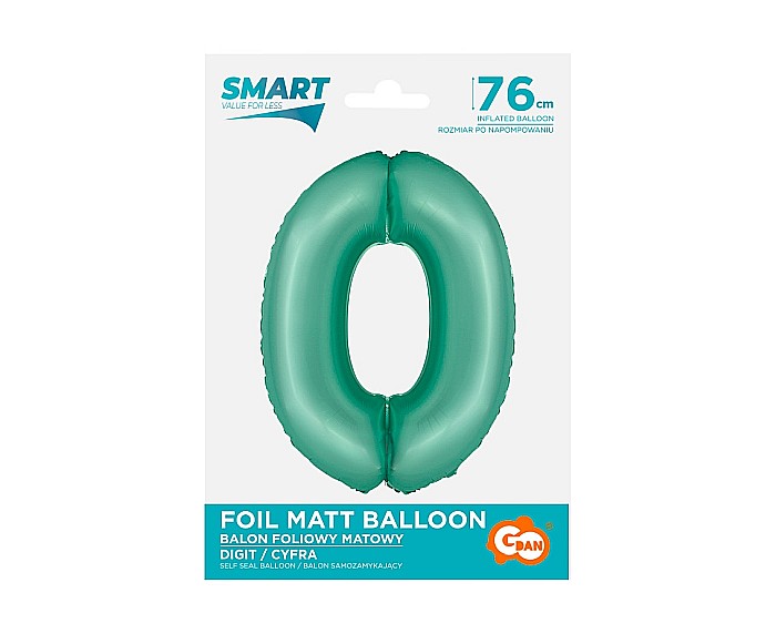 GOD BALON FOLIE ALUMINIU SMART 0 MAT MINT 76CM CH-SMT0 [2]