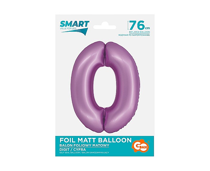 GOD BALON FOLIE ALUMINIU SMART 0 MAT LAVENDER 76CM CH-SLW0 [2]