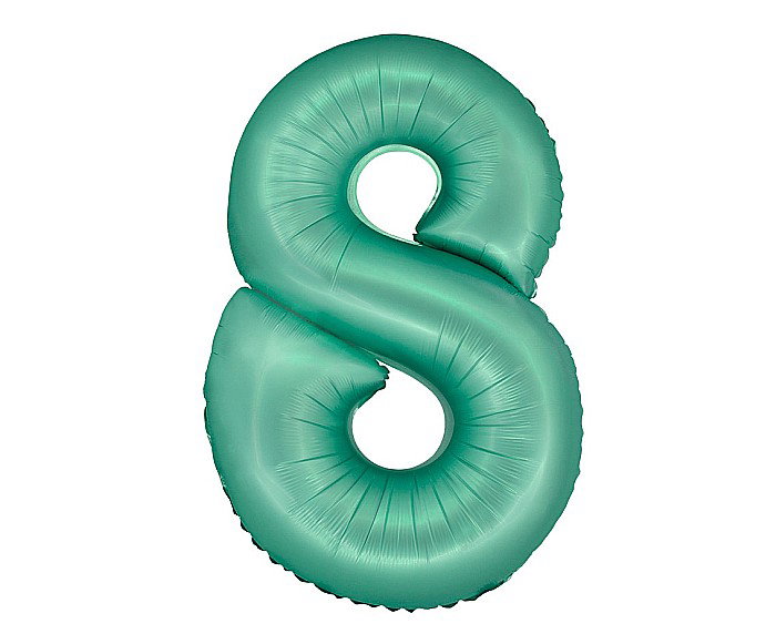 GOD BALON FOLIE ALUMINIU SMART 8 MAT MINT 76CM CH-SMT8 [1]