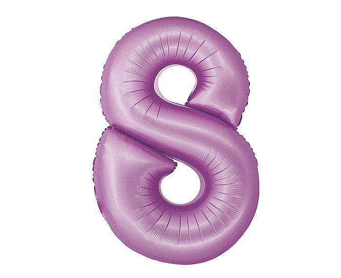 GOD BALON FOLIE ALUMINIU SMART 8 MAT LAVENDER 76CM CH-SLW8 [1]