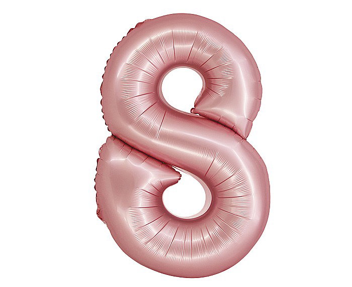 GOD BALON FOLIE ALUMINIU SMART 8 MAT LIGHT PINK 76CM CH-SJR8 [1]