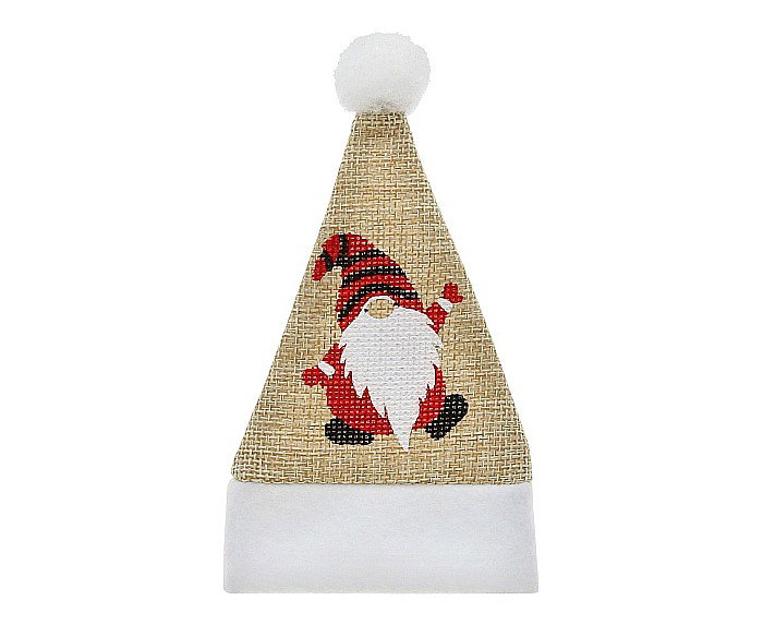 GOD DECORATIUNE CRACIUN PT TACAMURI CACIULA DE GNOM 8*11CM IUTA NW-ETSS [1]