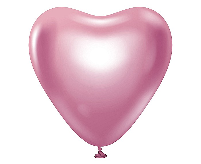 GOD BALOANE LATEX B&C, 30cm, platinum light pink hearts, 6/set CB-S6LJ [2]