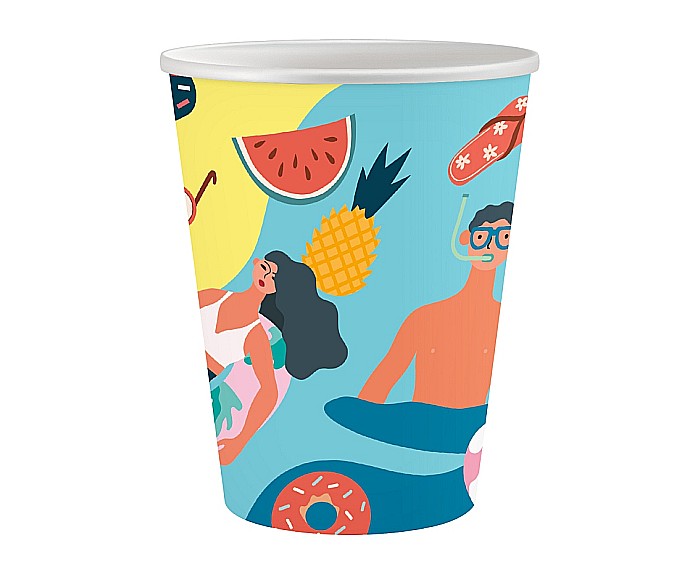 GOD PAHARE CARTON Summer collection - Let's Party, beach, 250ml 6/set PG-KPB6 [1]