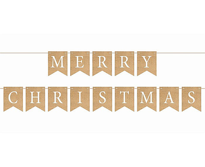 GOD GHIRLANDA DIN HARTIE Merry Christmas, 250cm 10*13cm PF-GPMC [1]