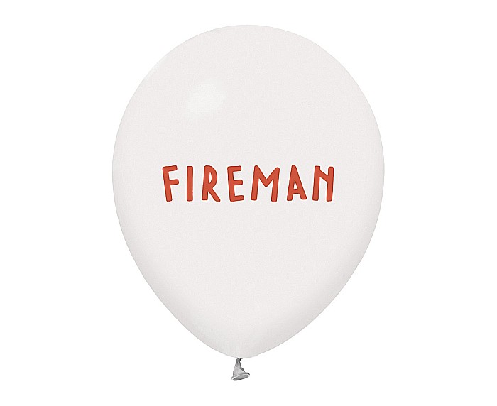 GOD BALOANE LATEX Fireman balloons, 30cm 5/set GZ-FIR5 [3]