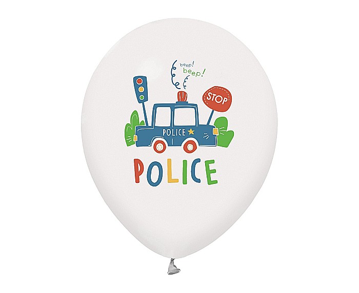 GOD BALOANE LATEX Police balloons, 30cm 5/set GZ-POL5 [2]