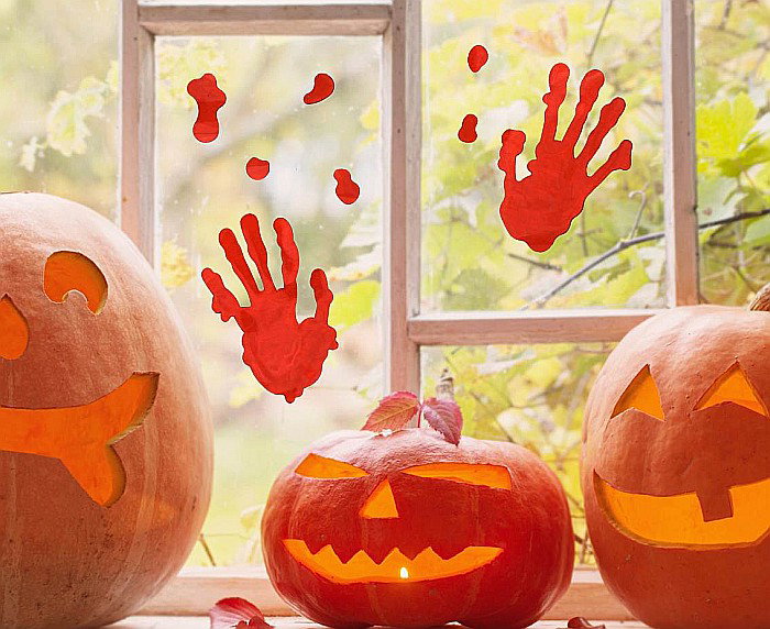 GOD STICKER CU GEL BLOODY HANDS 20*20CM PF-NZZD [3]