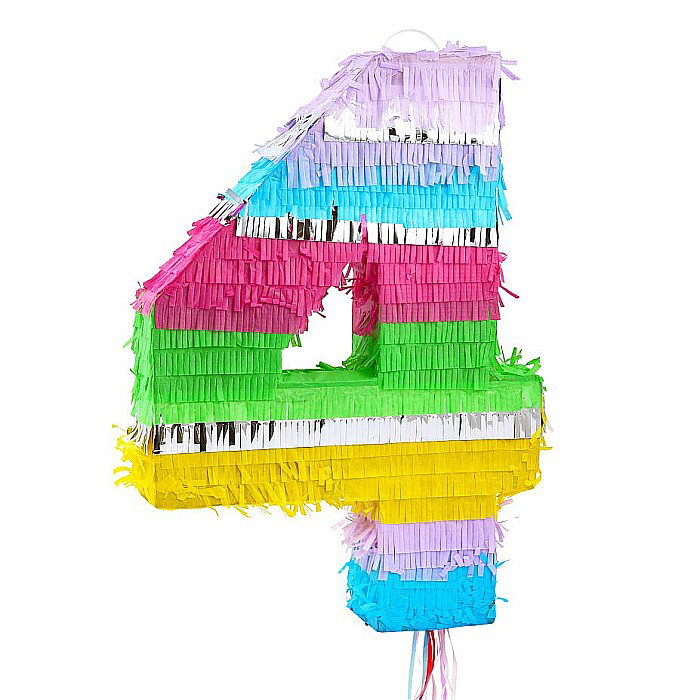 GOD PINATA PARTY CIFRA 4 50*35*7.5CM PASTEL WM-PCP4 [1]