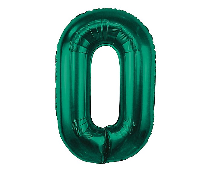 GOD BALON FOLIE ALUMINIU Number 0, bottle green, 85cm CH-B8B0 [1]