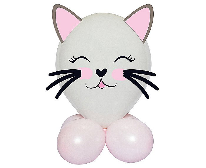 GOD SET BALON SMART Cute Animals - Cat, 13-30cm, 7pcs GZ-UZKO [1]