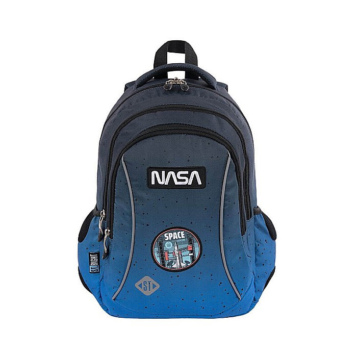 MA RUCSAC SCOLAR ST.RIGHT 3 COMPARTIMENTE BP-26 SPACE MOON 653377 [1]