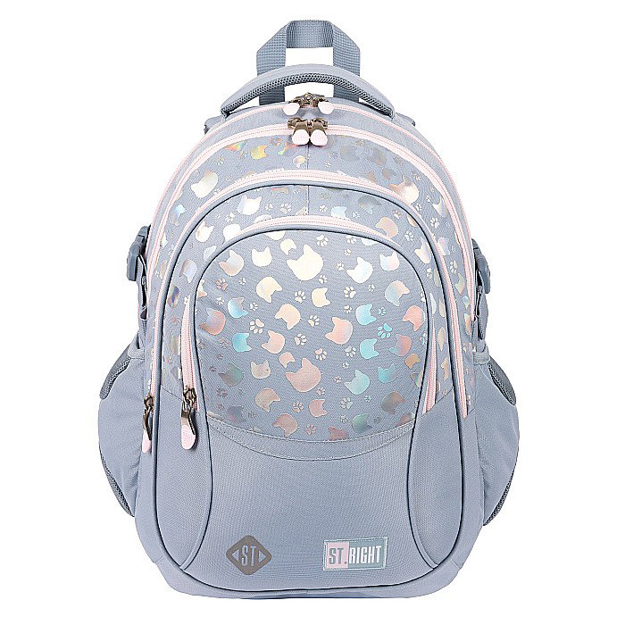 MA RUCSAC SCOLAR ST.RIGHT 4 COMPARTIMENTE BP-01 SILVER CATS 664465 [1]