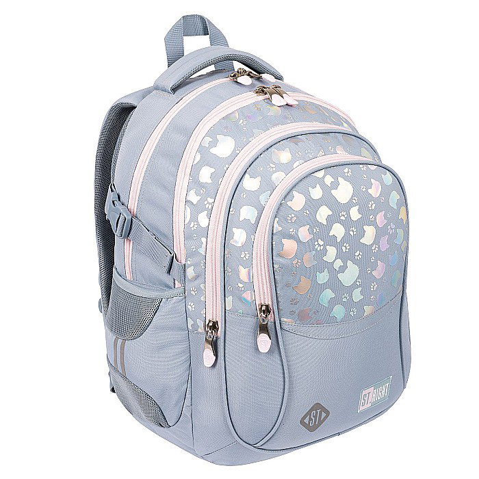 MA RUCSAC SCOLAR ST.RIGHT 4 COMPARTIMENTE BP-01 SILVER CATS 664465 [2]