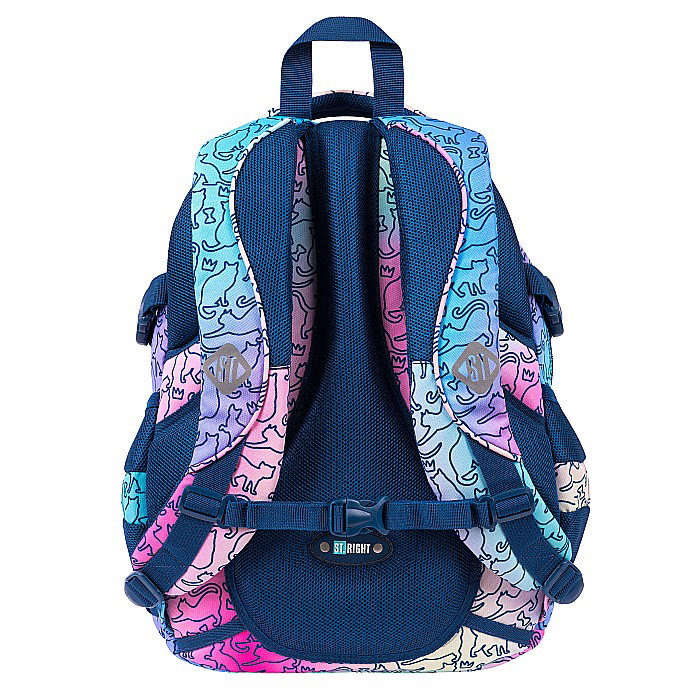 MA RUCSAC SCOLAR ST.RIGHT 4 COMPARTIMENTE OMBRE CATS BP-01 664656 [3]