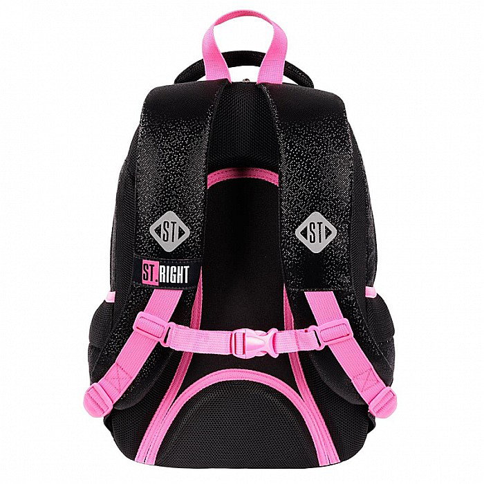 MA RUCSAC SCOLAR ST.RIGHT 3 COMPARTIMENTE BLACK GLITTER BP-26 665356 [3]