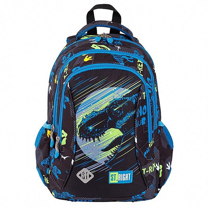MA RUCSAC SCOLAR ST.RIGHT 3 COMPARTIMENTE DINOZAUR  BP-26 667626 [1]