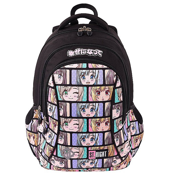 MA RUCSAC SCOLAR ST.RIGHT 3 COMPARTIMENTE COLOUR ANIME BP-26 667916 [1]