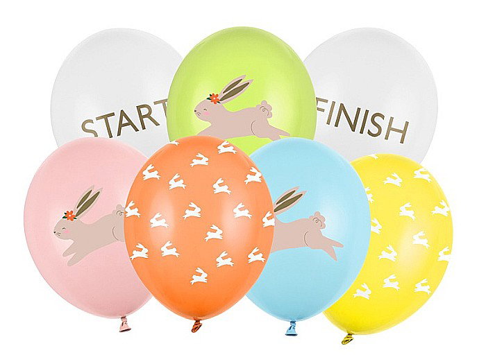 PD BALOANE Balloons 30 cm, Egg Hunt, mix 7/set SB14P-325-000-7 [1]