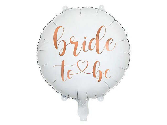 PD BALON FOLIE ALUMINIU Bride to be, 45cm, white FB139 [1]