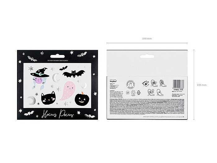 PD TATUAJE TEMPORARE HALLOWEEN, MIX 20/SET TAT9 [8]