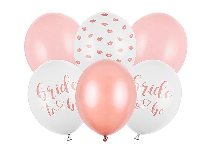 PD BALOANE Balloons 30cm, Bride to be, mix 6/set SB14P-328-000-6 [3]