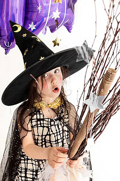 PD PALARIE VRAJITOARE Witch's hat, 19*42*32cm, black CWH2-010 [4]