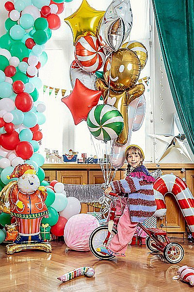PD BALON FOLIE DE ALUMINIU Santa, 63x106 cm, mix FB160 [3]