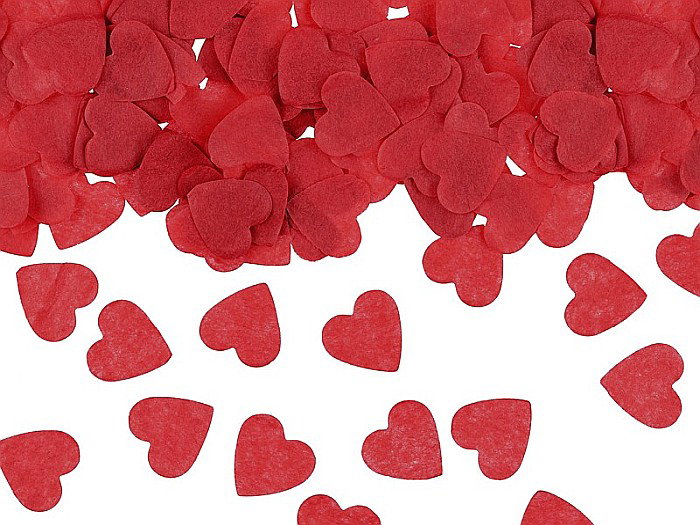 PD CONFETTI, Confetti Hearts, 1.6x1.6cm, red, 15g KONS27-007 [1]