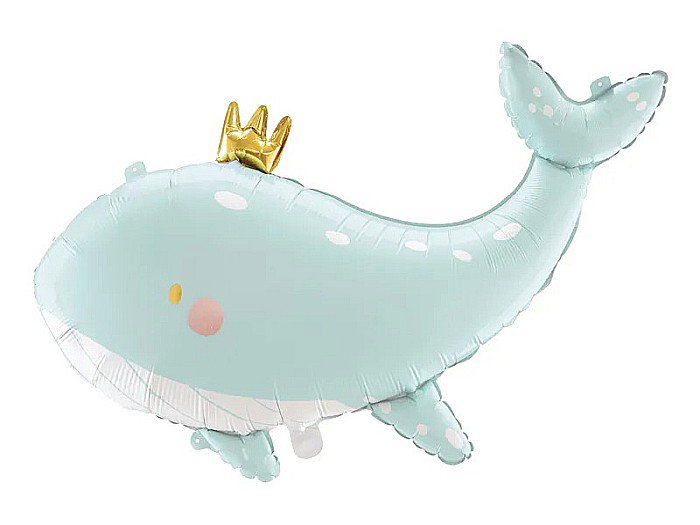 PD BALON FOLIE ALUMINIU Whale, 3x60cm, sky-blue FB185 [1]