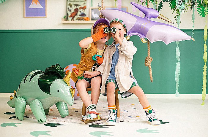 PD BALON FOLIE ALUMINIU Triceratops, 101x60.5cm, green FB186 [4]