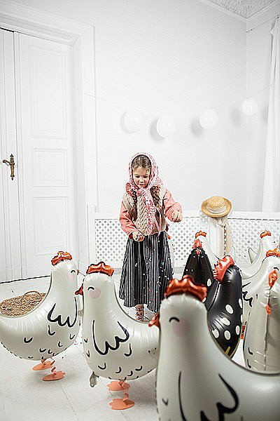 PD BALON FOLIE ALUMINIU Hen, 48x60cm, mix FB187 [4]