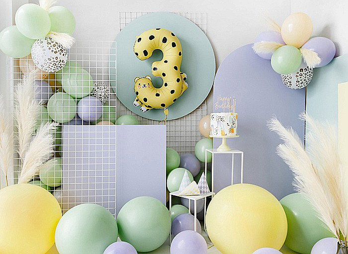 PD BALON FOLIE ALUMINIU Number 3 - Cheetah, 68x98cm, mix FB163-3 [4]