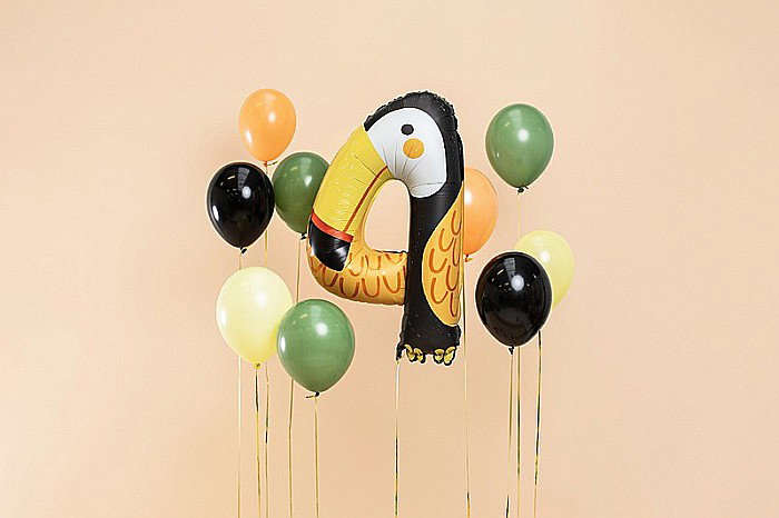 PD BALON FOLIE ALUMINIU Number 4 - Tucan, 68X91cm, mix FB163-4 [1]